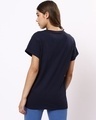 Shop Women's Blue Hang Loose Relax Boyfriend T-shirt-Full