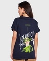 Shop Women's Blue Happier Than Ever (Billie) Graphic Printed Boyfriend T-shirt-Design