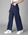 Shop Women's Blue High Rise Flared Jeans-Full