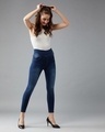 Shop Women's Blue High Rise Super Skinny Fit Jeans