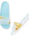Shop Women's Blue Honey Printed Sliders