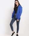 Shop Women's Blue Hoodie