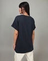 Shop Women's Blue Inner Peace Graphic Printed Boyfriend T-shirt-Design