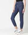 Shop Women's Blue Jogger Jeans-Design
