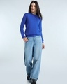 Shop Women's Blue Lolite Sweatshirt-Full