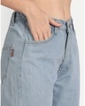Shop Women's Blue Loose Comfort Fit Jeans-Full