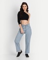 Shop Women's Blue Loose Comfort Fit Jeans