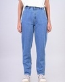 Shop Women's Blue Mom Fit Jeans-Front