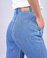Shop Women's Blue Mom Fit Jeans-Full