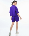 Shop Women's Blue Oversized Co-ordinates-Full