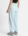 Shop Women's Blue Oversized Joggers-Full