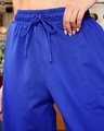 Shop Women's Blue Oversized Joggers