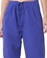 Shop Women's Blue Oversized Parachute Pants