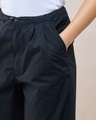 Shop Women's Blue Oversized Parachute Pants