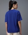 Shop Women's Blue Oversized T-shirt-Full