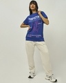 Shop Women's Blue Perfection Imperfection Graphic Printed Boyfriend T-shirt-Full