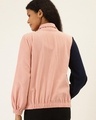 Shop Women's Blue & Pink Color Block Jacket-Design