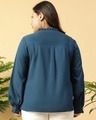 Shop Women's Blue Plus Size Shirt-Full