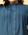 Shop Women's Blue Plus Size Shirt