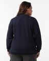 Shop Women's Blue Plus Size Sweatshirt-Design