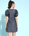 Shop Women's Blue Printed Cotton Dress-Design