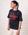 Shop Women's Blue Ramen & Coke Graphic Printed Oversized T-shirt-Design
