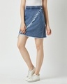 Shop Women's Blue Regular Fit Skirts-Front