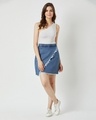 Shop Women's Blue Regular Fit Skirts
