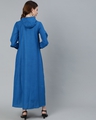 Shop Women's Blue Relaxed Fit Dress-Design