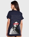 Shop Women's Blue Reputation Taylor Swift Graphic Printed Boyfriend T-shirt-Design