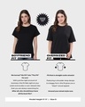 Shop Women's Blue School of Witch Craft Graphic Printed Oversized T-shirt-Design