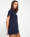 Shop Women's Blue Serial Chiller Graphic Printed Boyfriend T-shirt-Design