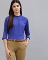 Shop Women's Blue Shirt-Front