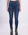Shop Women's Blue Skinny fit Jeans-Front