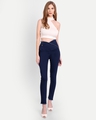 Shop Women's Blue Skinny Fit Jeggings-Full