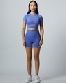 Shop Women's Blue Skinny fit Tights-Full