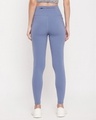 Shop Women's Blue Slim Fit Activewear Tights-Full
