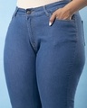 Shop Women's Blue Slim Fit Jeans-Full