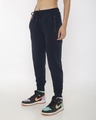 Shop Women's Blue Slim Fit Joggers-Design