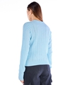 Shop Women's Blue Slim Fit Sweater-Design