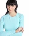 Shop Women's Blue Slim Fit Top