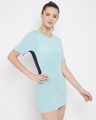 Shop Women's Blue Slim Fit Sport Dress-Design