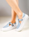 Shop Women's Blue Sneakers-Front