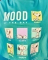 Shop Women's Blue Snoopy Moods Graphic Printed Oversized T-shirt