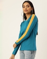 Shop Women's Blue Solid T-shirt-Design