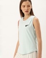 Shop Women's Blue Solid T-shirt-Design