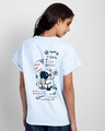 Shop Women's Blue Space Love Graphic Printed Boyfriend T-shirt-Design