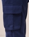 Shop Women's Blue Straight Cargo Pants