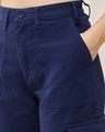 Shop Women's Blue Straight Cargo Pants