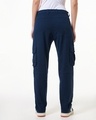 Shop Women's Blue Straight Cargo Pants-Design